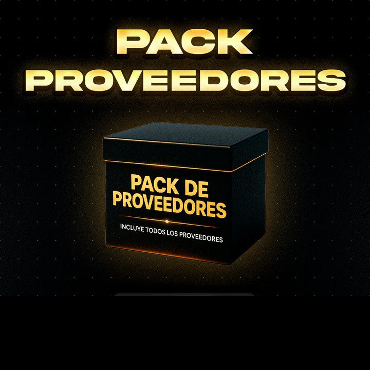 Pack Proveedores - ¡Oferta!